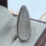 Shungite Size US 11 925 Sterling Silver Ring (REXT6-216)