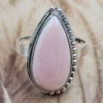 Pink Queen Conch Size US 9" 925 Sterling Silver Ring (RS107-229)