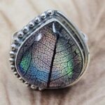 Leaf Size US 6" 925 Sterling Silver Ring (RS107-208)