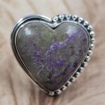 Purpurite Size US 7" 925 Sterling Silver Ring (RS107-215)
