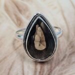 Smoky Quartz US 11 925 Sterling Silver Ring (REXT153-137)