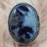 Afghanite Size US 6" 925 Sterling Silver Ring (REXT71-189)