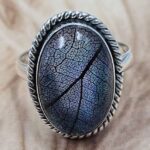 Leaf Size US 9" 925 Sterling Silver Ring (REXT71-162)