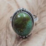 Kingman Turquoise Size US 9 925 Sterling Silver Ring (REXT151-76)