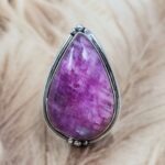 Pink Rainbow Moonstone Size US 11 925 Sterling Silver Ring (REXT151-92)