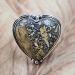 Maligano Jasper Size US 10 925 Sterling Silver Ring (REXT151-98)