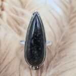 Purple Labradorite Size US 10 925 Sterling Silver Ring (REXT151-88)