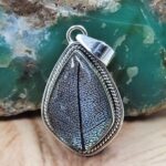 Leaf 1.75" 925 Sterling Silver Pendant (REXT95-258)