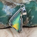 Aurora Opal 1.5" 925 Sterling Silver Pendant (REXT107-127)