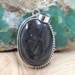 Purple Labradorite 2" 925 Sterling Silver Pendant (REXT107-131)