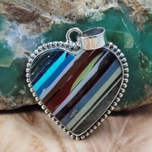 Surfboard Surfite 1.75" 925 Sterling Silver Pendant (REXT95-220)