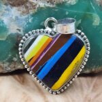 Surfboard Surfite 1.5" 925 Sterling Silver Pendant (REXT95-221)