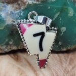 No.7 Pool Ball 1.5" 925 Sterling Silver Pendant (REXT95-235)