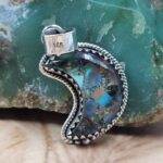 Monarch Opal 1.5" 925 Sterling Silver Pendant (REXT107-112)