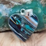 Surfboard Surfite 1.5" 925 Sterling Silver Pendant (REXT42-280)