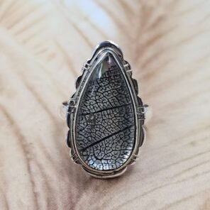 Leaf Size US 7 925 Sterling Silver Ring (REXT151-109)