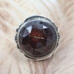 Red Onyx Size US 7 925 Sterling Silver Ring (REXT151-111)