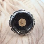 Smoky Quartz Size US 9 925 Sterling Silver Ring (REXT151-125)