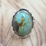 Kingman Turquoise Size US 6 925 Sterling Silver Ring (REXT151-106)