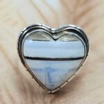 Blue Opal Size US 11 925 Sterling Silver Ring (REXT6-226)