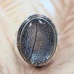 Leaf Size US 9 925 Sterling Silver Ring (REXT6-241)