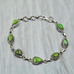 Yungai Turquoise 925 Sterling Silver Bracelet (RS5-200)
