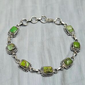 Yungai Turquoise 925 Sterling Silver Bracelet (RS5-201)