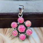 Hot Oink Aurora Opal 1.25" 925 Sterling Silver Pendant (REXT167-18)