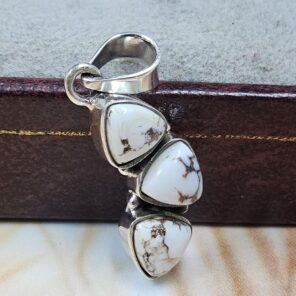 Wild Horse Jasper 1.25" 925 Sterling Silver Pendant (REXT167-73)