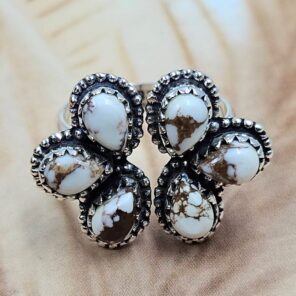 Wild Horse Jasper 925 Sterling Silver Ring (REXT168-33)