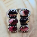 Red Rose Dahlia 925 Sterling Silver Ring (REXT168-39)
