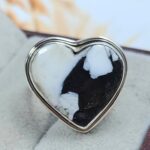 White Buffalo Turquoise Size US 7 925 Sterling Silver Ring (REXT8-139)
