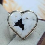 White Buffalo Turquoise Size US 11 925 Sterling Silver Ring (REXT8-177)