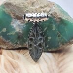 Bali Style Carved Labradorite 2" 925 Sterling Silver Pendant (REXT15-53)