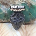 Bali Style Carved Labradorite 1.5" 925 Sterling Silver Pendant (REXT15-49)