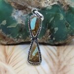 Mine 8 Turquoise 925 Sterling Silver Pendant (REXT8-196)