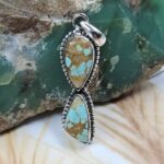 Mine 8 Turquoise 925 Sterling Silver Pendant (REXT8-188)