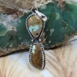 Mine 8 Turquoise 925 Sterling Silver Pendant (REXT8-190)