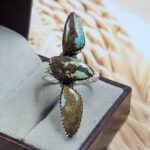 Mine 8 Turquoise Size US 11 925 Sterling Silver Ring (REXT8-186)