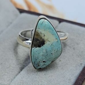 Mine 8 Turquoise 925 Sterling Silver Ring (REXT8-179)