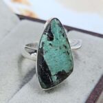 Mine 8 Turquoise 925 Sterling Silver Ring (REXT8-183)