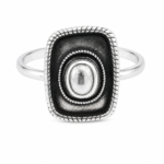 Plain Ring 925 Sterling Silver Southwest Ring (REXT132-17)