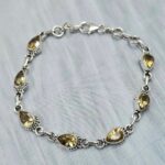Citrine Sterling Silver Bracelet (RS78-150)