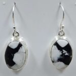 White Buffallo Turquoise 925 Sterling Silver Earring (REXT22-212)
