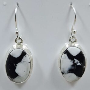 White Buffallo Turquoise 925 Sterling Silver Earring (REXT22-212)