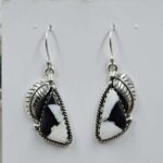 White Buffallo Turquoise 925 Sterling Silver Earring (REXT22-230)