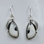 White Buffallo Turquoise 925 Sterling Silver Earring (REXT22-231)