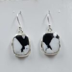 White Buffallo Turquoise 925 Sterling Silver Earring (REXT22-216)