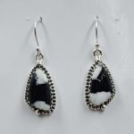 White Buffallo Turquoise 925 Sterling Silver Earring (REXT22-235)