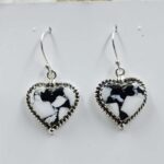 White Buffallo Turquoise 925 Sterling Silver Earring (REXT22-177)